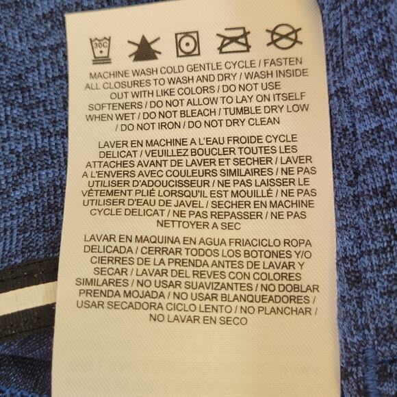 Nike Men's 1/4 Zip Running Tech Long Sleeve Dri-Fit Shirt Size XL Blue - Picture 8 of 11